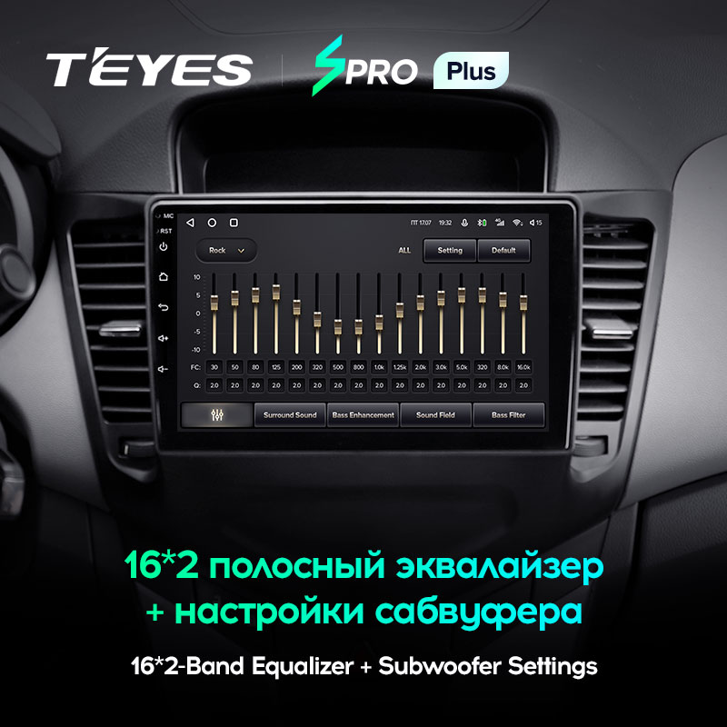 Штатная магнитола Teyes SPRO+ для Chevrolet Cruze J300 2008-2014 на Android 10