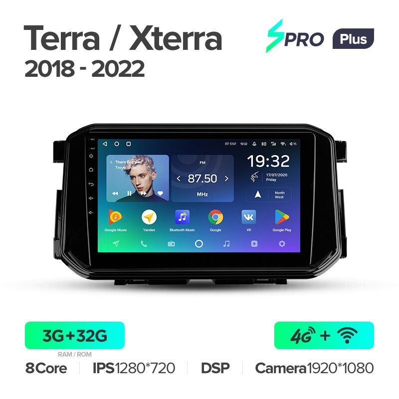 Штатная магнитола Teyes SPRO+ для Nissan Terra/Xterra 2018-2022 на Android 10