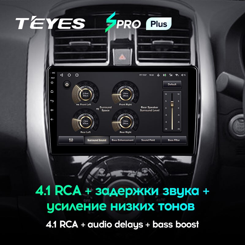 Штатная магнитола Teyes SPRO+ для Nissan Latio N17 2014-2016 Right hand driver на Android 10