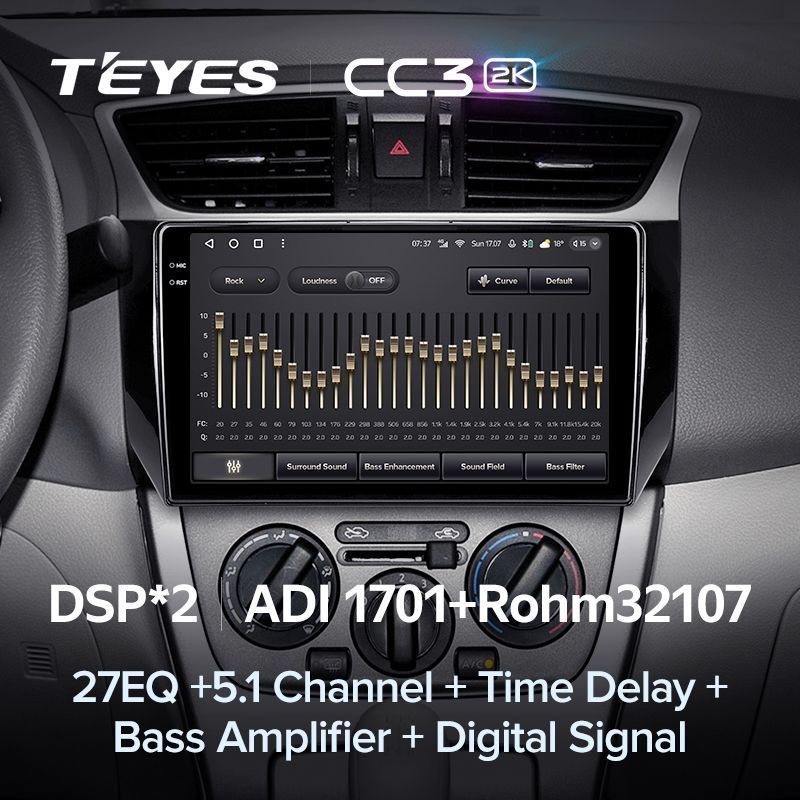 Штатная магнитола Teyes CC3 2K для Nissan Sentra B17 2012-2017 на Android 10