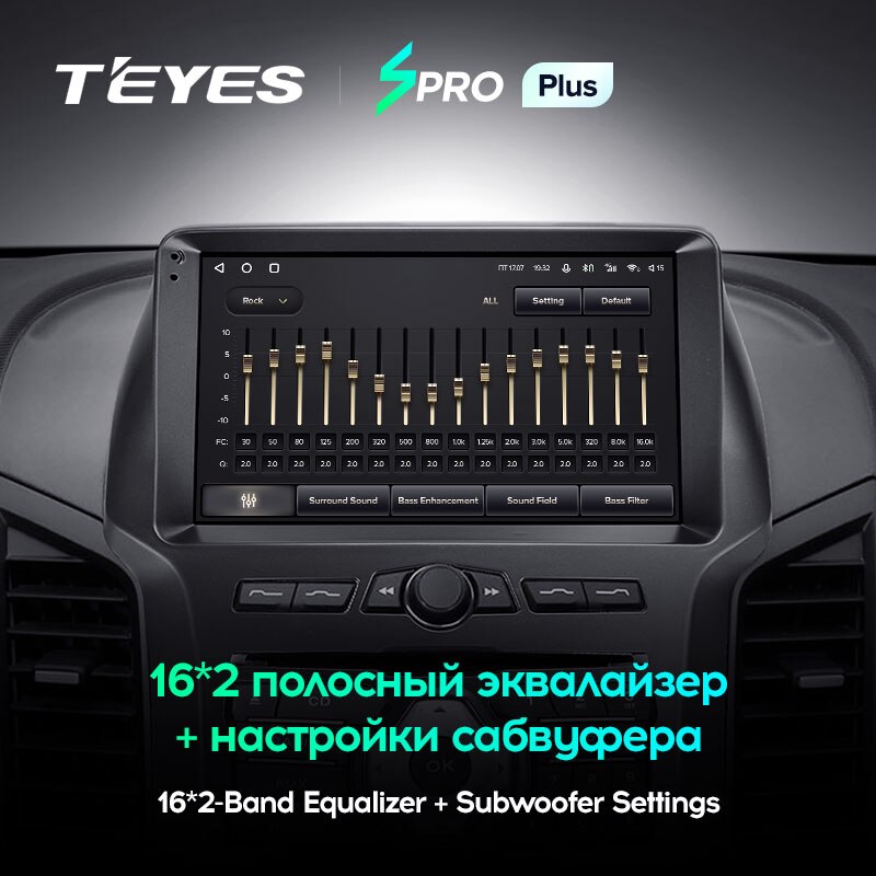 Штатная магнитола Teyes SPRO+ для Ford Ranger 3 2011-2015 на Android 10