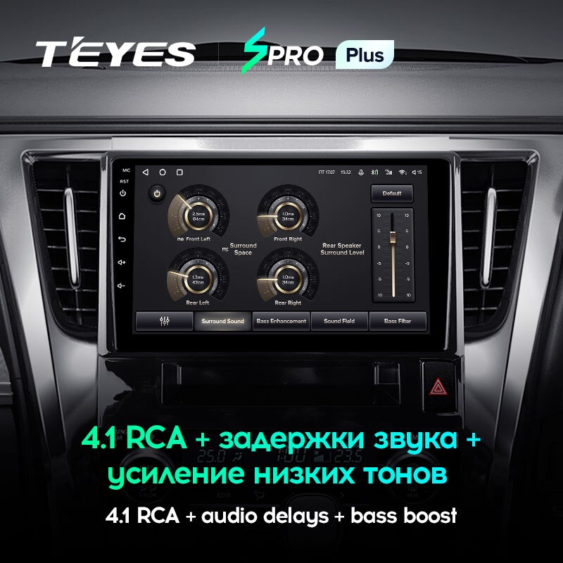 Штатная магнитола Teyes SPRO+ для Toyota Alphard H30 2015-2020 на Android 10