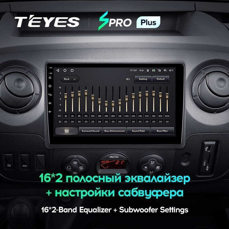Штатная магнитола Teyes SPRO+ для Nissan NV400 2010-2020 на Android 10