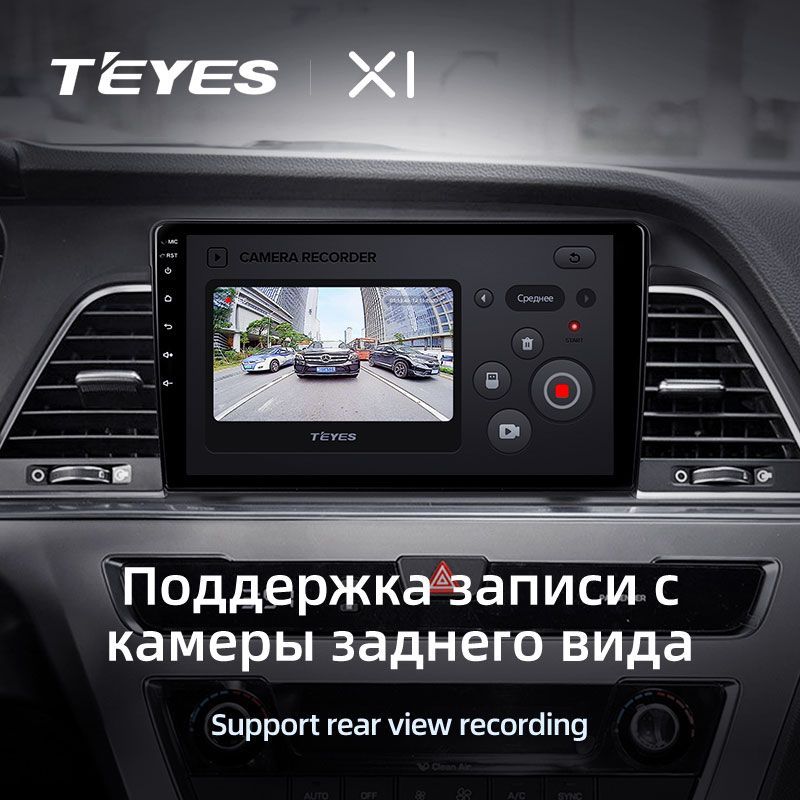 Штатная магнитола Teyes X1 для Hyundai Sonata 7 LF 2014-2017 на Android 10