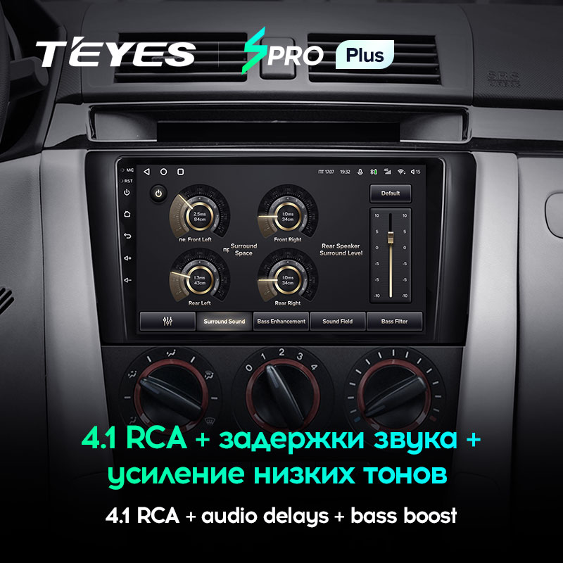 Штатная магнитола Teyes SPRO+ для Mazda 3 BK 2003-2013 на Android 10