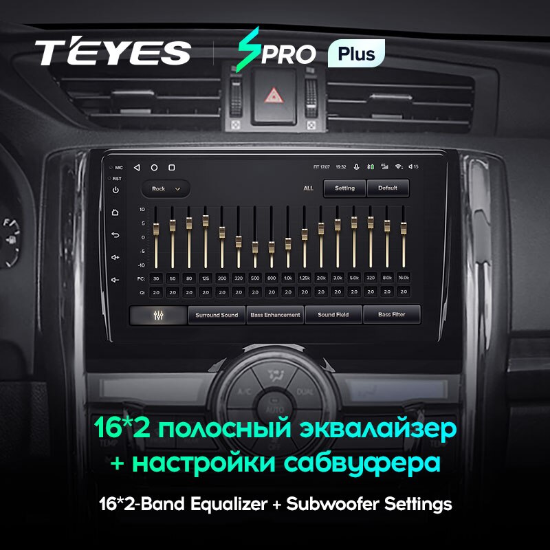 Штатная магнитола Teyes SPRO+ для Toyota Mark X 2 X130 2009-2020 на Android 10