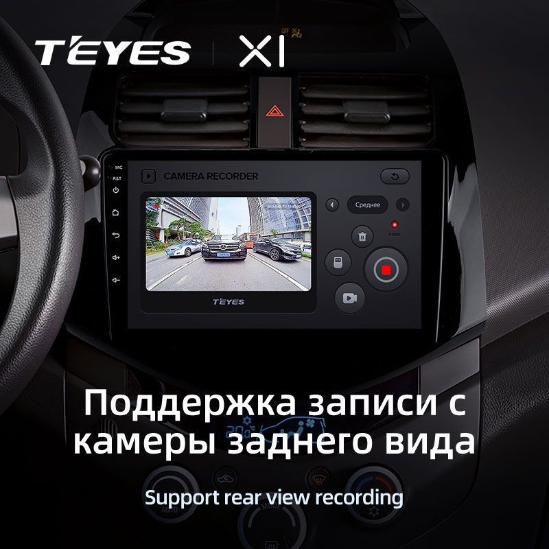 Штатная магнитола Teyes X1 для Chevrolet Spark M300 2009-2016 на Android 10