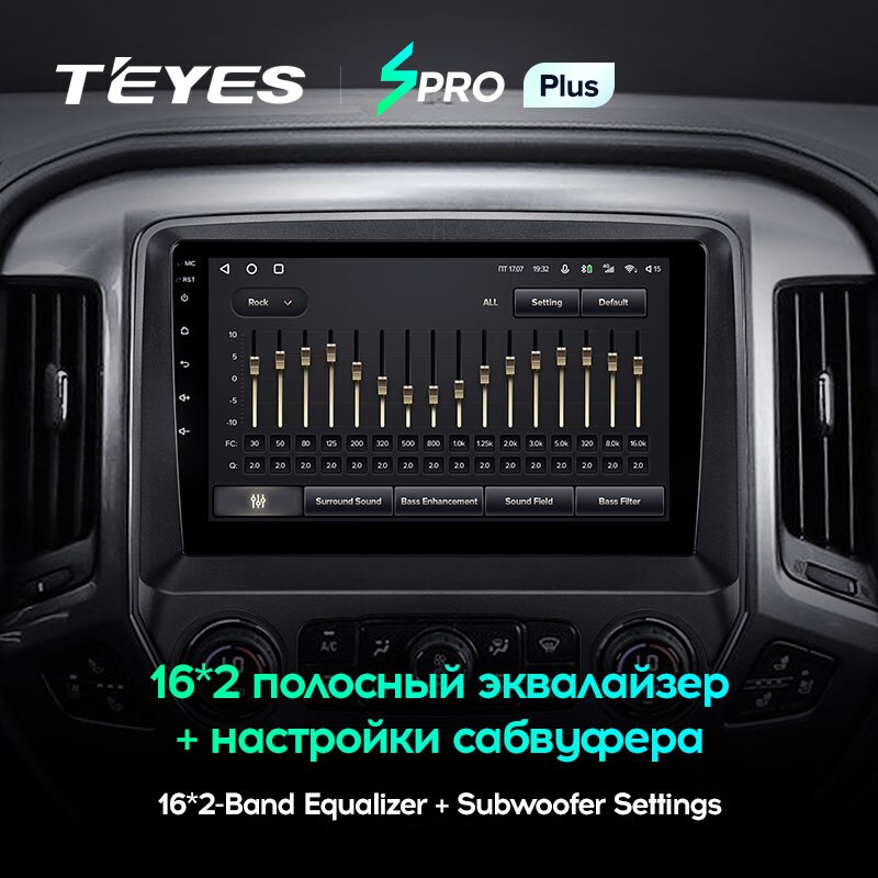 Штатная магнитола Teyes SPRO+ для Chevrolet Silverado 3 GMTK2 2013-2019 на Android 10