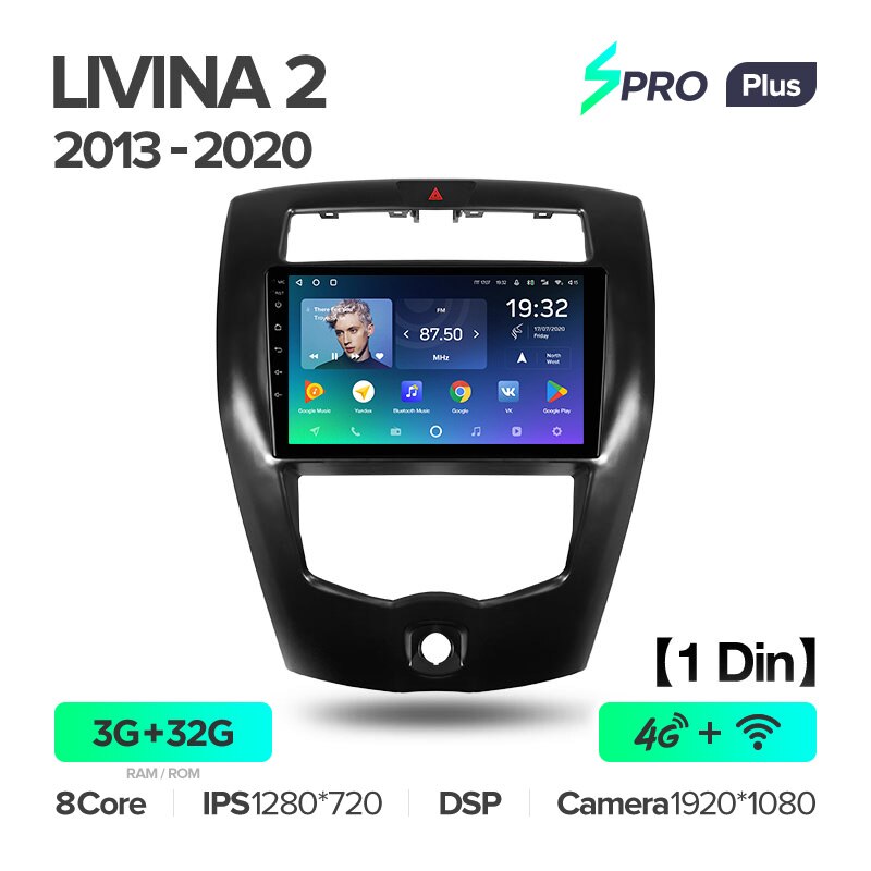 Штатная магнитола Teyes SPRO+ для Nissan Livina 2 2013-2020 на Android 10