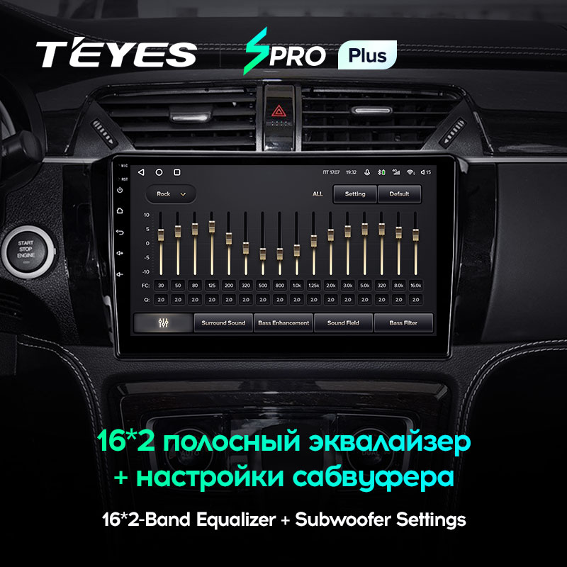 Штатная магнитола Teyes SPRO+ для Zotye T600 2014-2019 на Android 10