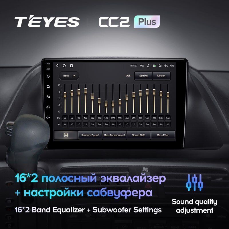 Штатная магнитола Teyes CC2PLUS для Honda Odyssey 2005-2010 на Android 10