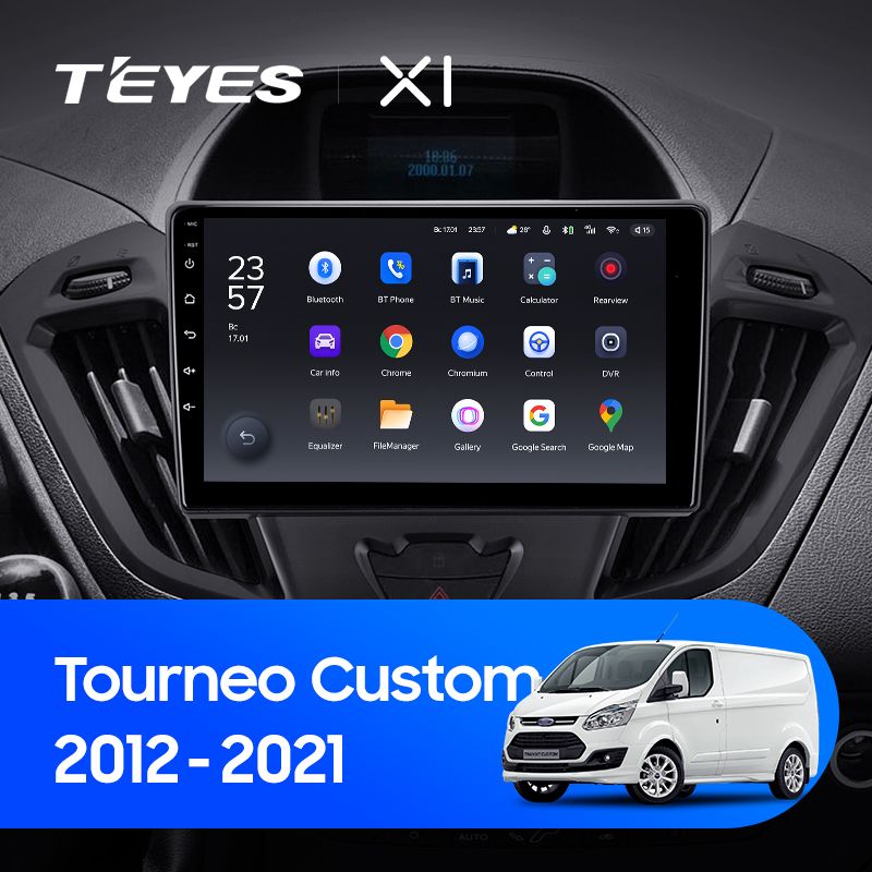 Штатная магнитола Teyes X1 для Ford Tourneo Custom 1 2012-2021 на Android 10