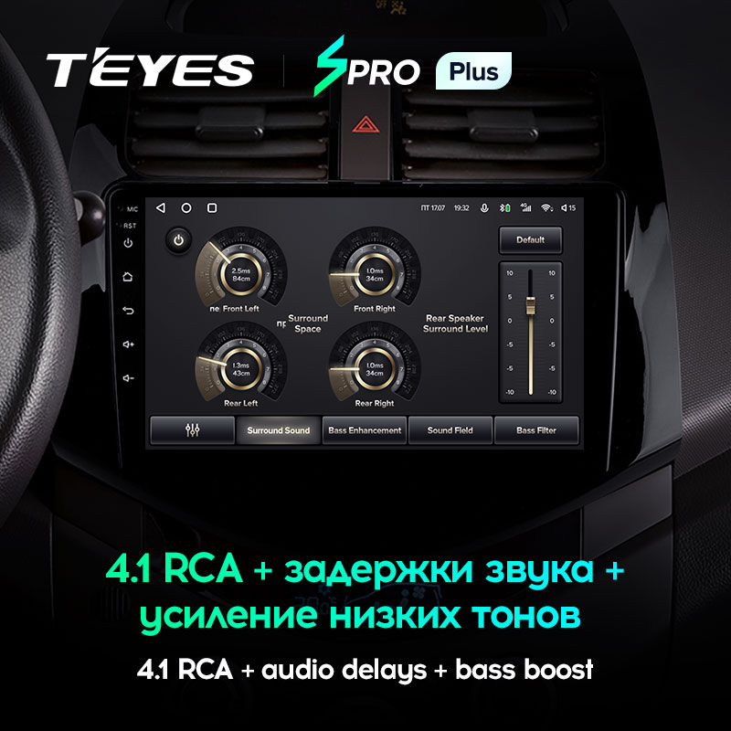 Штатная магнитола Teyes SPRO+ для Chevrolet Spark M300 2009-2016 на Android 10