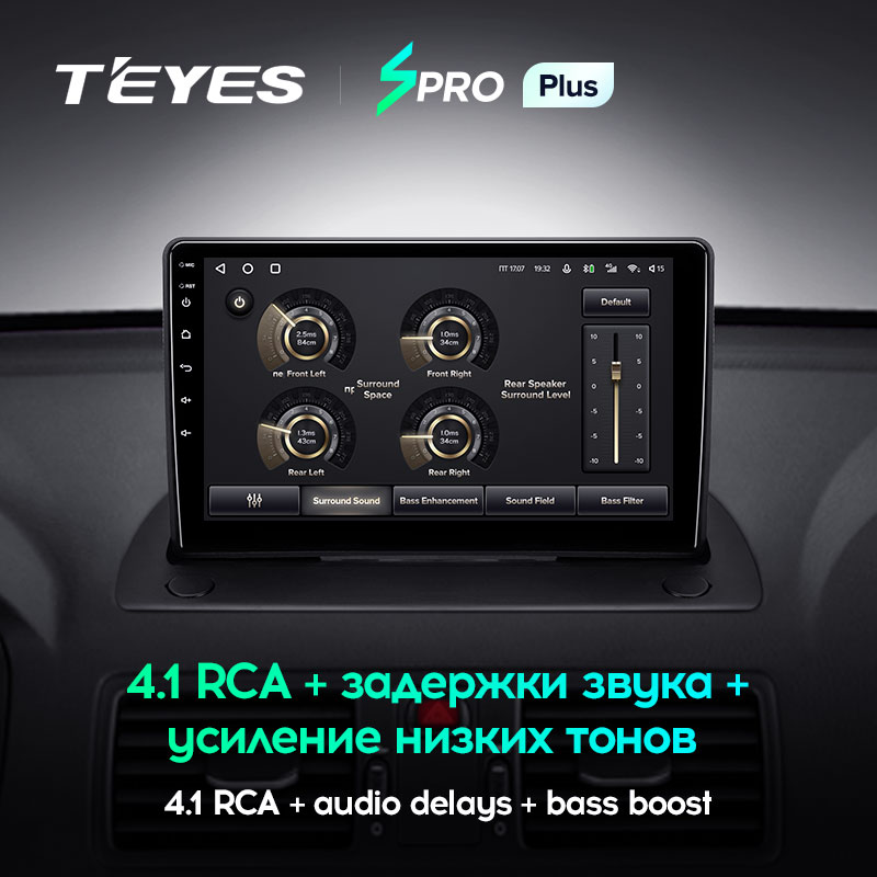 Штатная магнитола Teyes SPRO+ для Volvo XC90 C 2002-2014 на Android 10