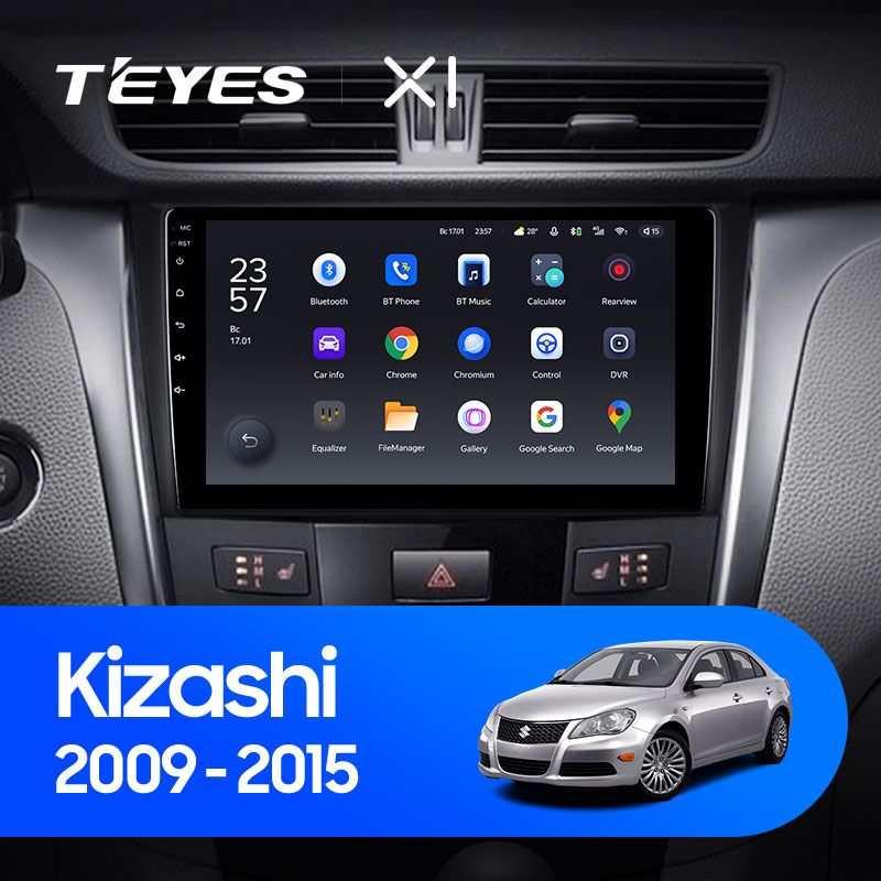 Штатная магнитола Teyes X1 для Suzuki Kizashi 2009-2015 на Android 10