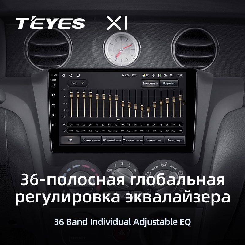 Штатная магнитола Teyes X1 для Mitsubishi Outlander 1 2002-2008 на Android 10
