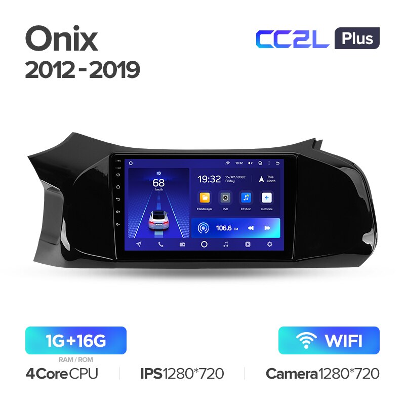 Штатная магнитола Teyes CC2L PLUS для Chevrolet Onix 2012-2019 на Android 8.1