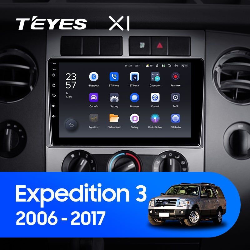 Штатная магнитола Teyes X1 для Ford Expedition 3 2006-2017 на Android 10