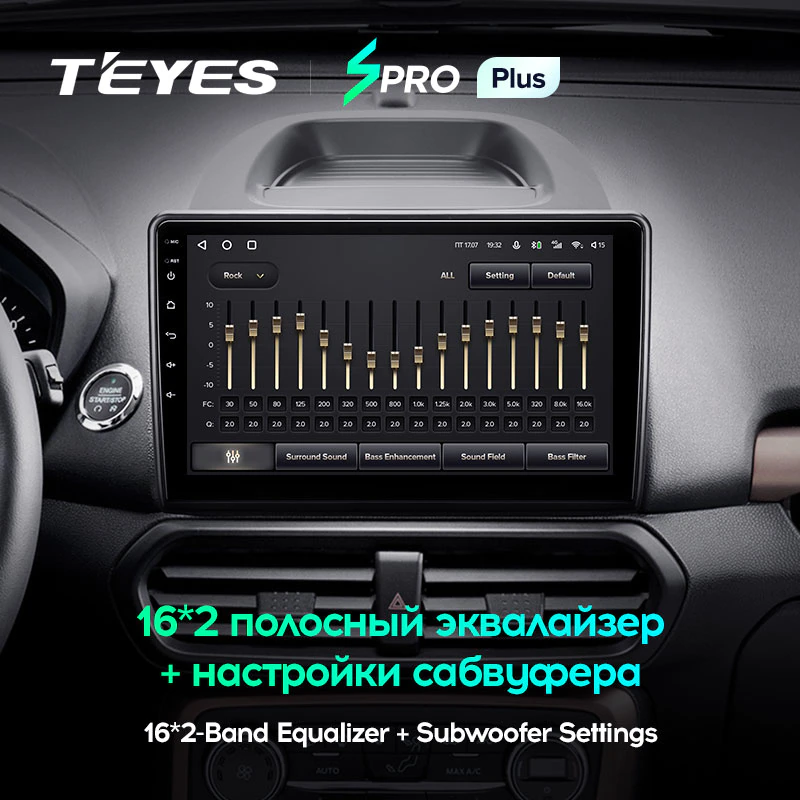 Штатная магнитола Teyes SPRO+ для Ford EcoSport 2017-2021 на Android 10