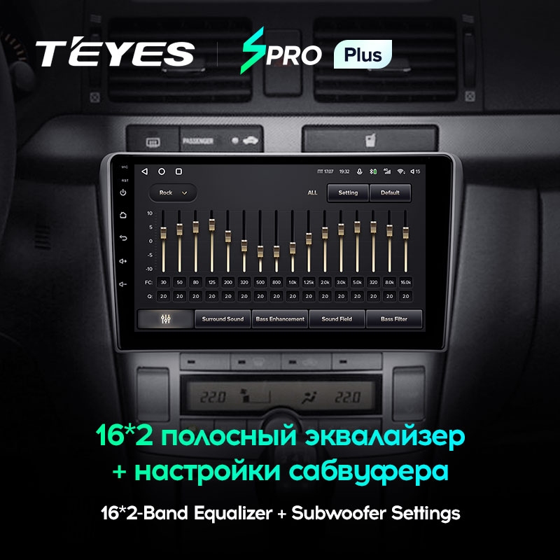 Штатная магнитола Teyes SPRO+ для Toyota Avensis T250 2 2003-2009 на Android 10