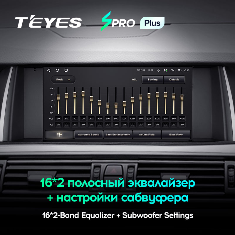 Штатная магнитола Teyes SPRO+ для BMW 5 Series 2009 - 2017 на Android 10