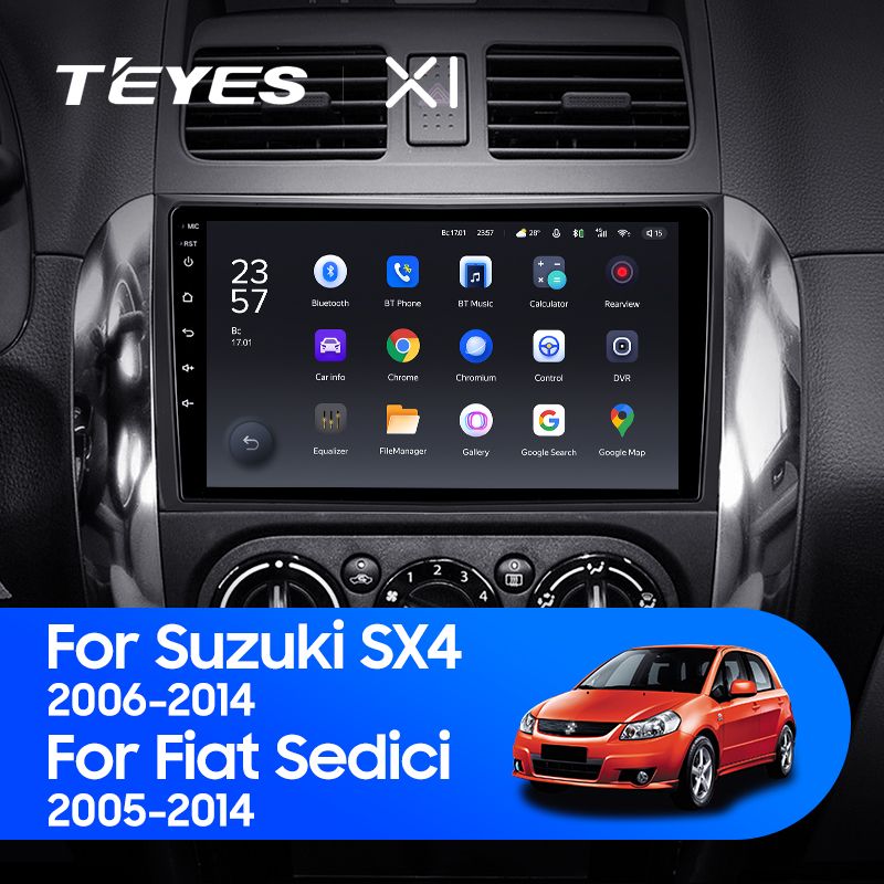 Штатная магнитола Teyes X1 для Suzuki SX4 I 2006-2014 на Android 10