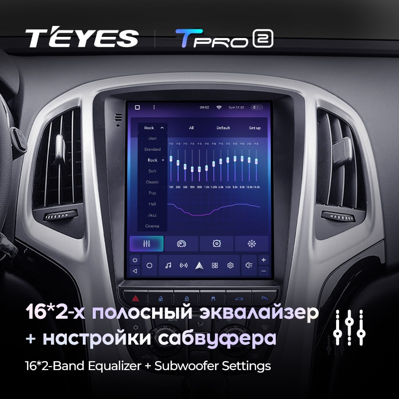 Штатная магнитола Teyes TPRO2 для Opel Astra J 2009-2017 на Android 10
