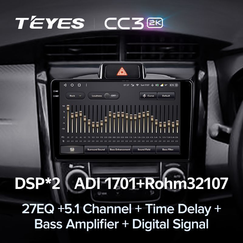 Штатная магнитола Teyes CC3 2K для Toyota Corolla Axio 2 Fielder 3 2012-2021 на Android 10