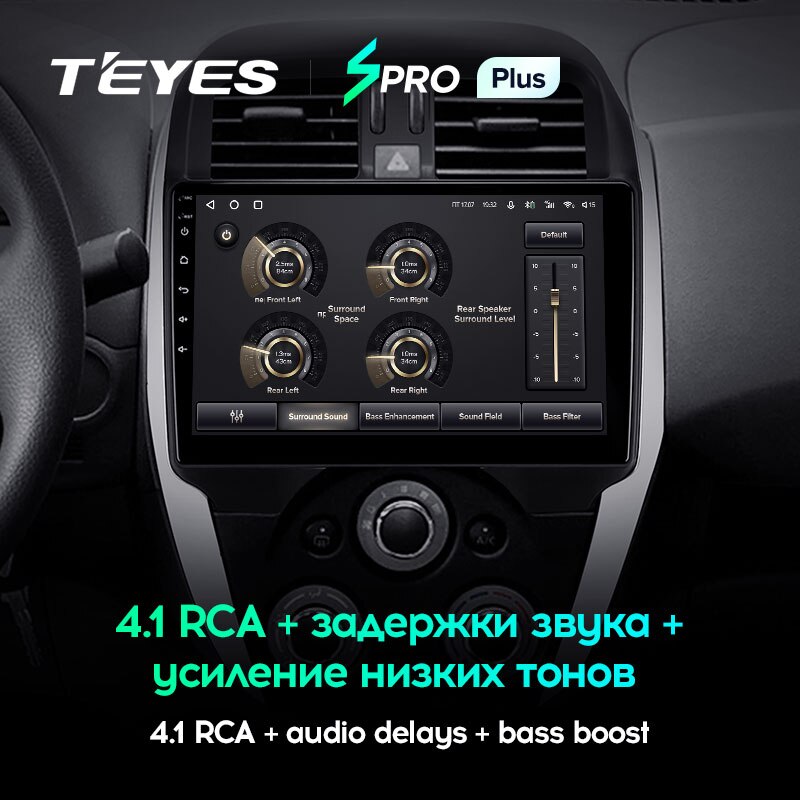 Штатная магнитола Teyes SPRO+ для Nissan Sunny 2014-2018 на Android 10