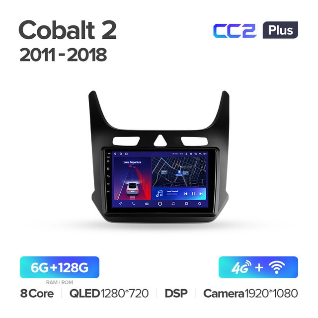 Штатная магнитола Teyes CC2PLUS для Chevrolet Cobalt 2 2011-2018 на Android 10
