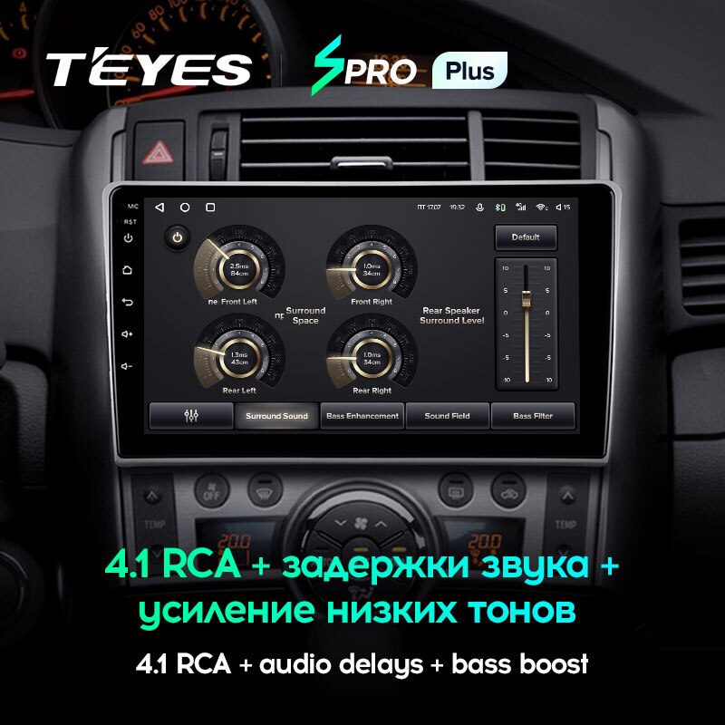 Штатная магнитола Teyes SPRO+ для Toyota Verso R20 2009-2018 на Android 10