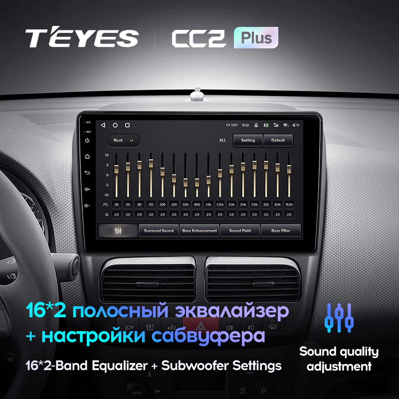 Штатная магнитола Teyes CC2PLUS для Fiat Doblo II 263 2009-2015 на Android 10