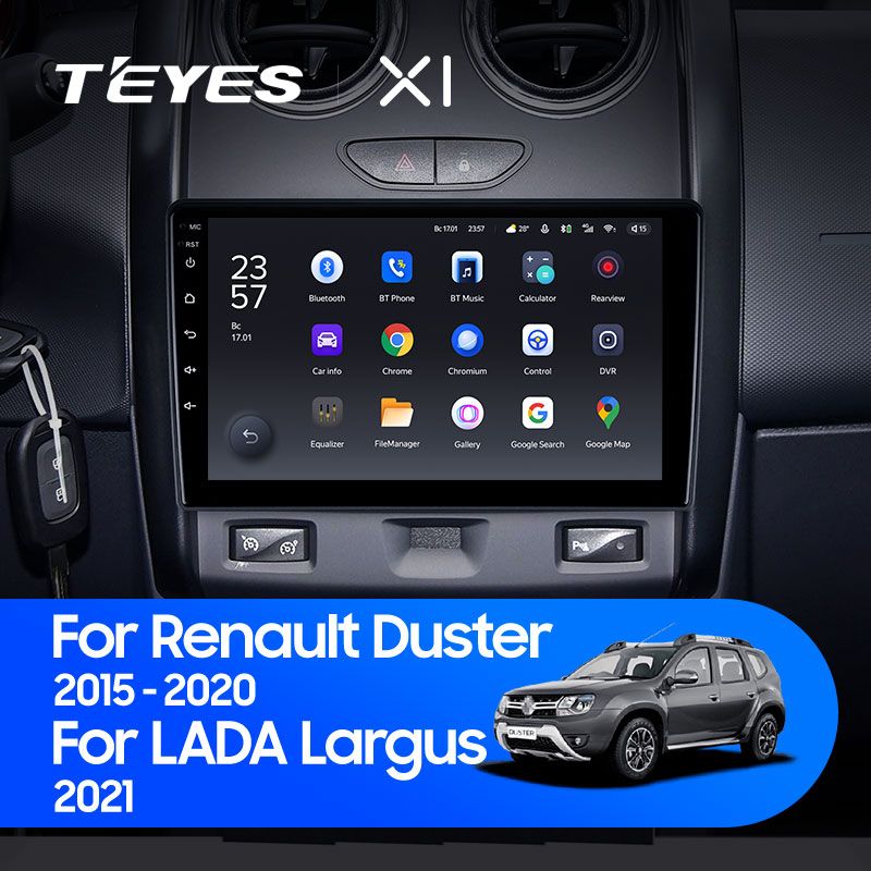 Штатная магнитола Teyes X1 для Renault Duster 2015-2020 на Android 10