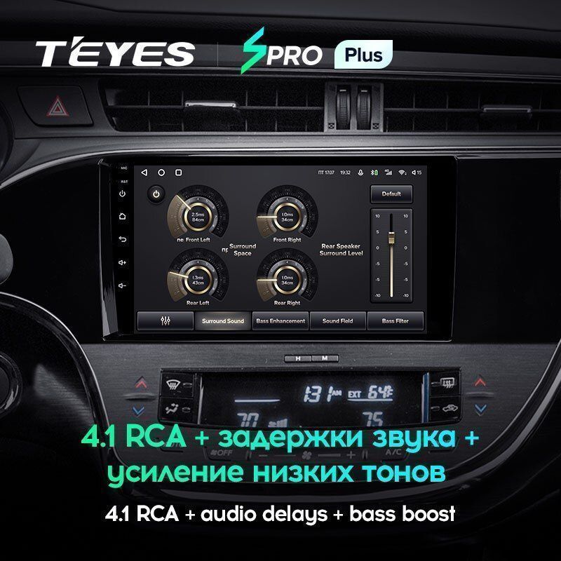 Штатная магнитола Teyes SPRO+ для Toyota Avalon 4 XX40 2012-2018 на Android 10