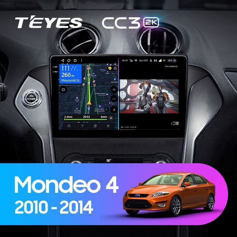 Штатная магнитола Teyes CC3 2K для Ford Mondeo 4 2010-2013 на Android 10