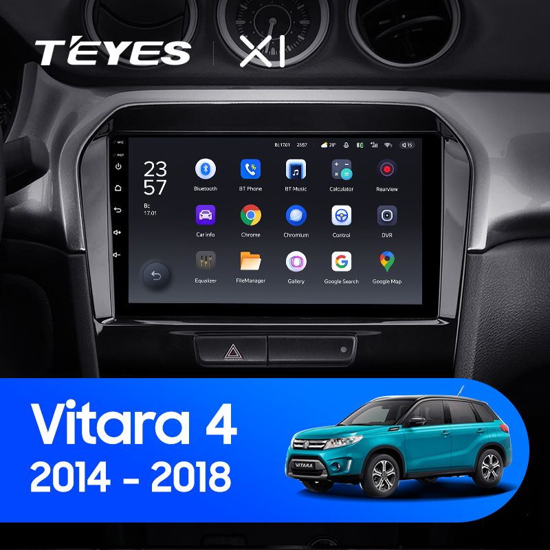 Штатная магнитола Teyes X1 для Suzuki Vitara 4 2014-2018 на Android 10