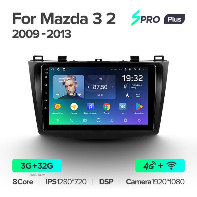 Штатная магнитола Teyes SPRO+ для Mazda 3 II 2009-2013 на Android 10