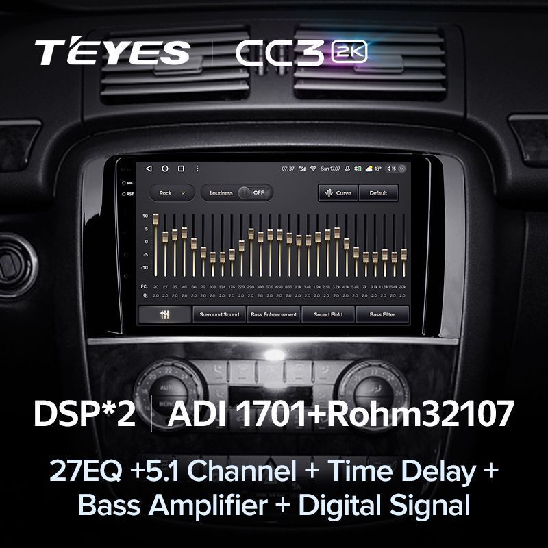 Штатная магнитола Teyes CC3 2K для Mercedes-Benz R-Class W251 R280 R300 R320 на Android 10