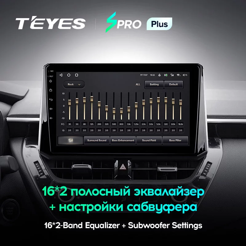 Штатная магнитола Teyes SPRO+ для Toyota Corolla XII 2019-2020 на Android 10