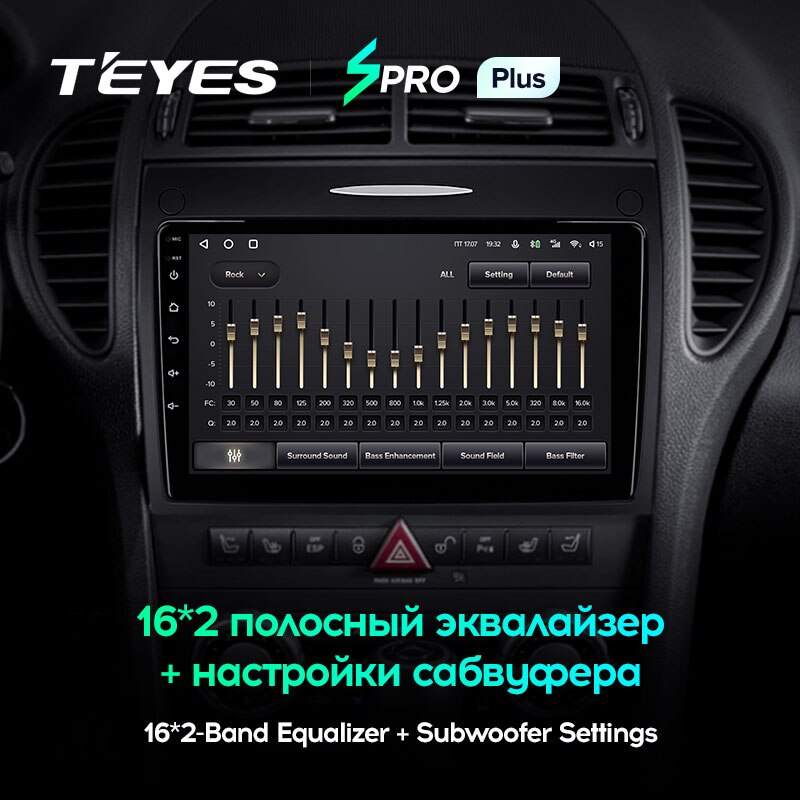 Штатная магнитола Teyes SPRO+ для Mercedes-Benz SLK-Class R171 2004-2011 на Android 10
