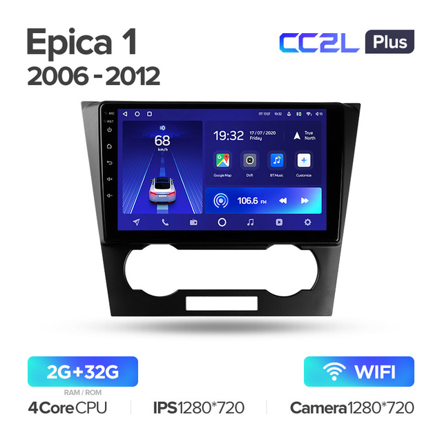 Штатная магнитола Teyes CC2L PLUS для Chevrolet Epica 1 2006-2012 на Android 8.1