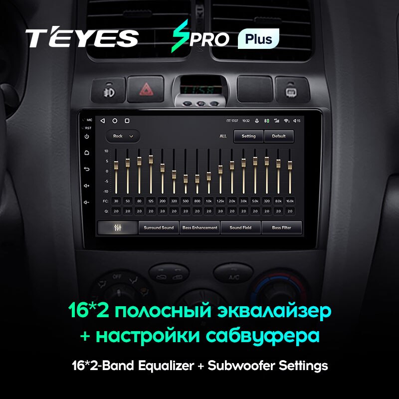 Штатная магнитола Teyes SPRO+ для Hyundai Santa Fe SM 2000-2012 на Android 10