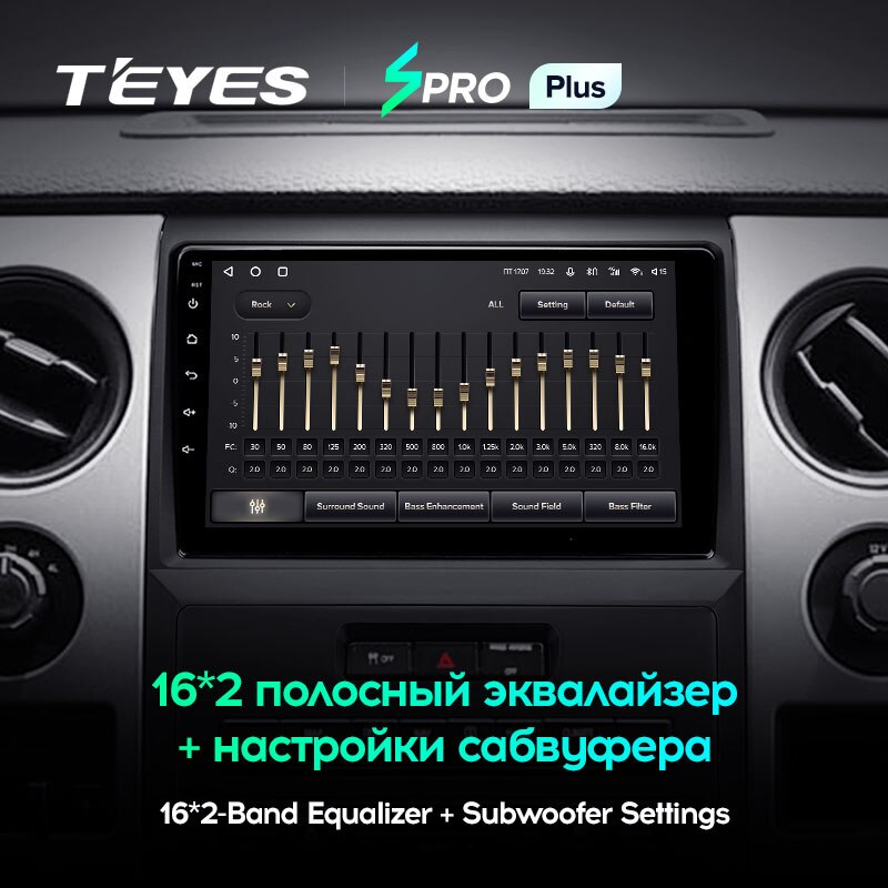 Штатная магнитола Teyes SPRO+ для Ford F150 P415 Raptor 2008-2014 на Android 10