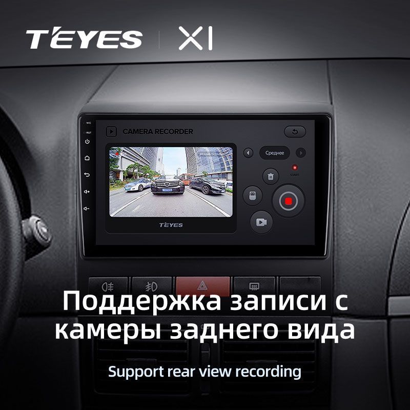 Штатная магнитола Teyes X1 для Fiat Peron 9 2009 Idea 2011-2014 на Android 10
