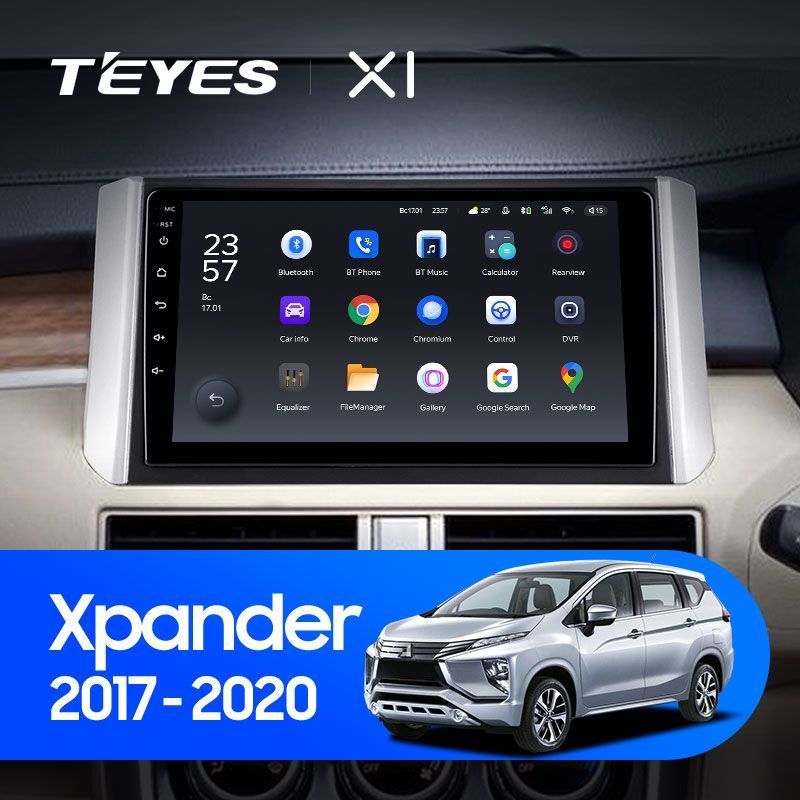 Штатная магнитола Teyes X1 для Mitsubishi Xpander 2017-2020 на Android 10