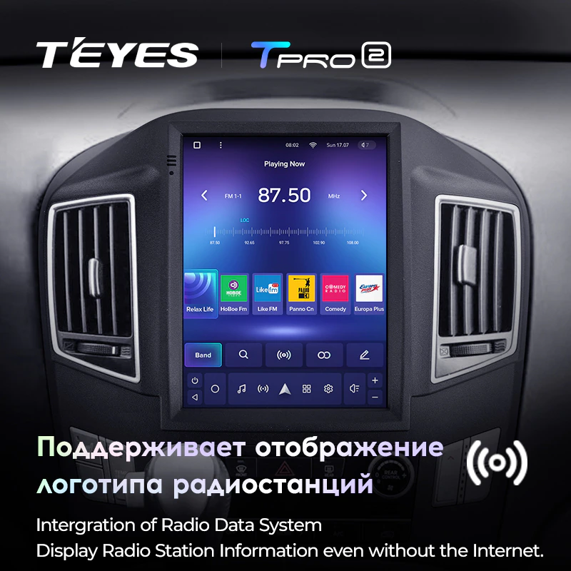 Штатная магнитола Teyes TPRO2 для Hyundai H1 II TQ 2015-2021 на Android 10