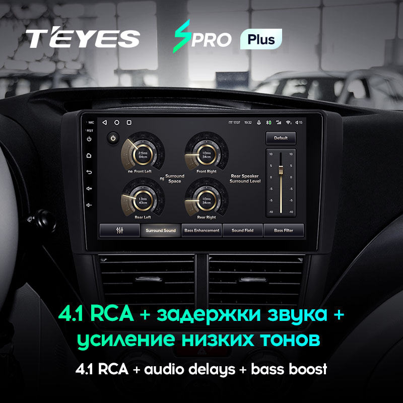 Штатная магнитола Teyes SPRO+ для Subaru Forester 3 SH 2007-2014 на Android 10
