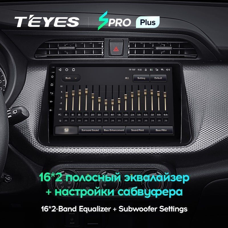 Штатная магнитола Teyes SPRO+ для Nissan Kicks P15 2017-2021 на Android 10
