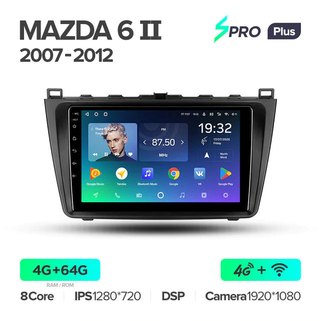 Штатная магнитола Teyes SPRO+ для Mazda 6 GH 2006-2012 на Android 10