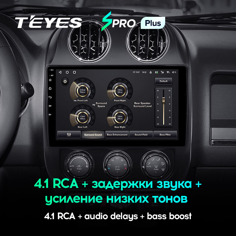 Штатная магнитола Teyes SPRO+ для Jeep Compass MK 2009-2015 на Android 10